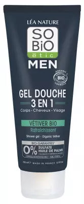 Léa Nature So Bio Étic Men Refreshing 3In1 Shower Gel Organic 200 Ml