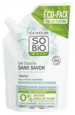 Léa Nature So Bio Étic Eco-Refill Soap-Free Shower Gel 650 Ml