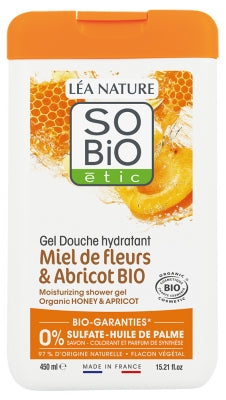 Léa Nature So Bio Étic Organic Flower Honey And Apricot Moisturizing Shower Gel 450 Ml