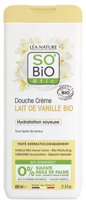 Léa Nature So Bio Étic Douche Crème Lait De Vanille Bio 650 Ml