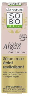 Léa Nature So Bio Étic Précieux Argan Sérum Rose Éclat Revitalisant Bio 30 Ml