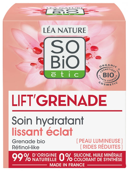 Léa Nature So Bio Étic Lift'Grenade Organic Radiance Smoothing Moisturizer 50 Ml
