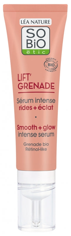 Léa Nature So Bio Étic Lift'Grenade Intense Wrinkle + Radiance Serum Organic 30 Ml