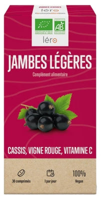 Léro Jambes Légères Bio 30 Tablets