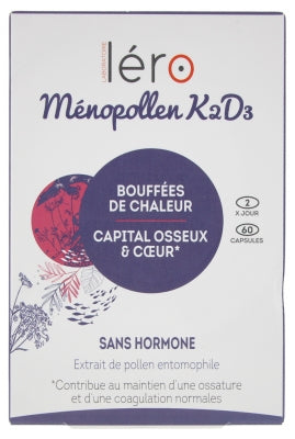 Léro Ménopollen K2D3 60 Capsules