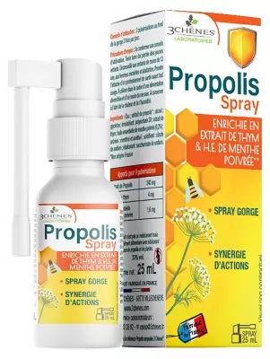 Les 3 Chênes Propolis Throat Spray 25Ml