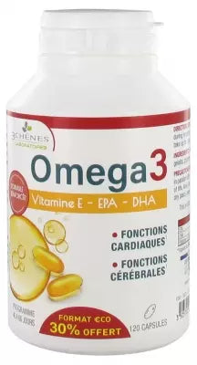 Les 3 Chênes Omega 3 120 Gel-Caps