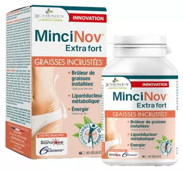 Les 3 Chênes Mincinov Extra Fort Encrusted Fats 80 Capsules