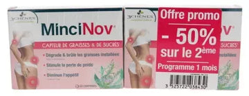 Les 3 Chênes Mincinov Fat & Sugar Sensor Set Of 2 X 60 Capsules