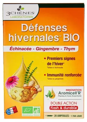 Les 3 Chênes Défenses Hivernales Bio 20 Ampoules