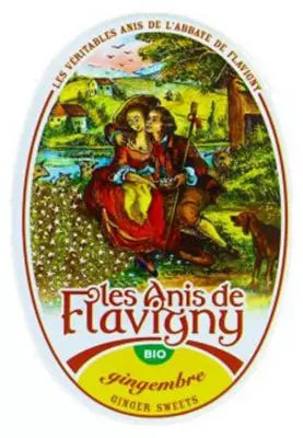 Les Anis De Flavigny Ginger Candies Organic 50G