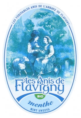 Les Anis De Flavigny Organic Mint Candies 50G