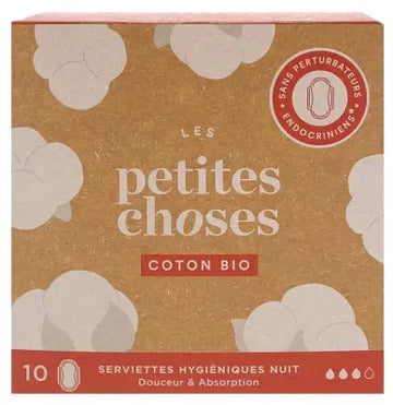 Les Petites Choses Hygienic Night Sanitary Napkins 10 Sanitary Napkins