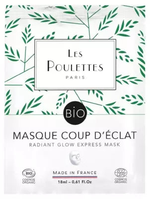 Les Poulettes Paris Radiant Glow Express Mask Organic 18Ml