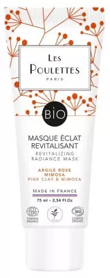 Les Poulettes Paris Revitalizing Radiance Mask Pink Clay Organic 75Ml