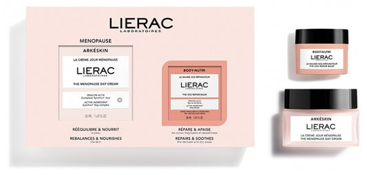 Lierac Arkéskin Menopause Day Cream 50 Ml + Body-Nutri Le Baume Sos Réparateur 30 Ml