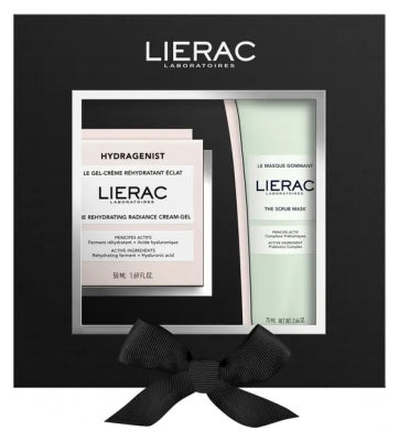 Lierac Hydragenist Le Gel-Crème Réhydratant Éclat 50 Ml + Le Masque Gommant 75 Ml