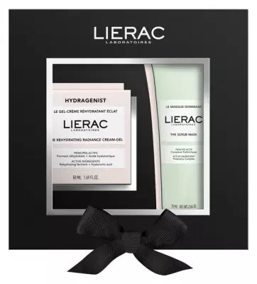 Lierac Hydragenist Le Gel-Crème Réhydratant Éclat 50 Ml + Le Masque Gommant 75 Ml