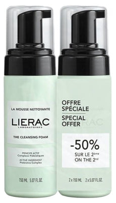 Lierac The Cleansing Foam 2 X 150 Ml Special Offer