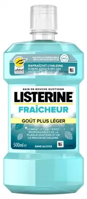 Listerine Freshness Mouthwash Lighter Taste 500Ml