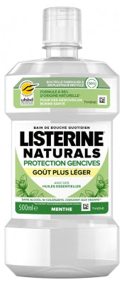 Listerine Naturals Mouthwash Gums Protection Lighter Taste 500Ml