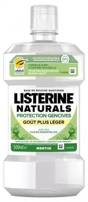 Listerine Naturals Mouthwash Gums Protection Lighter Taste 500Ml