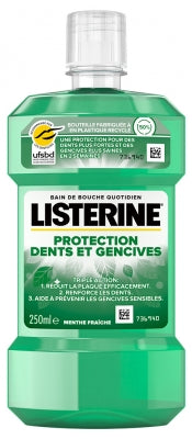 Listerine Teeth And Gum Protection Mouthwash Fresh Mint 250Ml