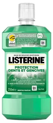 Listerine Teeth And Gum Protection Mouthwash Fresh Mint 250Ml