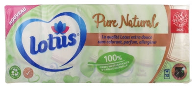 Lotus Pure Natural 10 Cases Of 9 Tissues