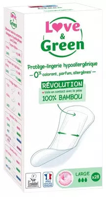Love & Green Hypoallergenic Panty-Liners Large 28 Panty-Liners