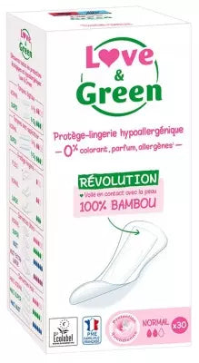 Love & Green Hypoallergenic Panty-Liners Normal 30 Panty-Liners