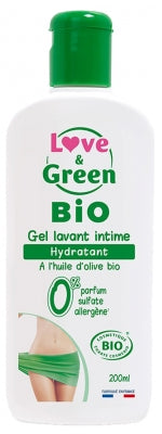 Love & Green Organic Moisturizing Intimate Cleansing Gel 200Ml