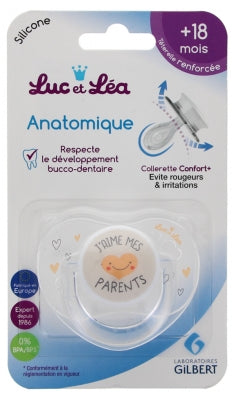 Luc Et Léa Silicone Anatomic Soother With Ring + 18 Months
