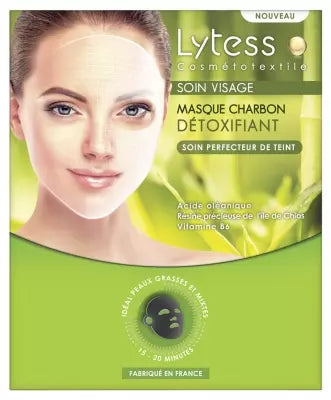 Lytess Cosmétotextile Soin Visage Detoxifying Coal Mask