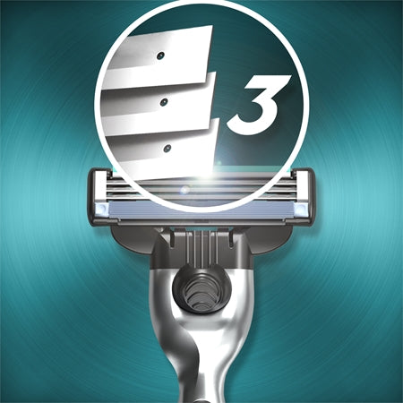 Gillette Mach3 Razor + Replacement Heads 