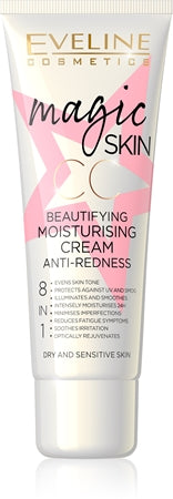 Eveline Cosmetics Magic Skin Redness Correction Cc Cream With Moisturising Effect 