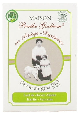 Maison Berthe Guilhem Organic Fatty Soap Verbena Infusion Shea Butter 100 G