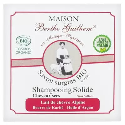 Maison Berthe Guilhem Organic Solid Shampoo Dry Hair 100G