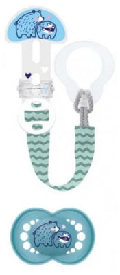 Mam Original Nature Soother 6 Months And + With Pacifier Clip