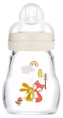 Mam Premium Glass Bottle 170Ml 0 Month + Flow 1