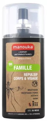 Manouka Family Repellent Body And Face 75Ml