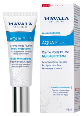 Mavala Skinsolution Aqua Plus Multi-Moisturizing Featherlight Cream 45Ml