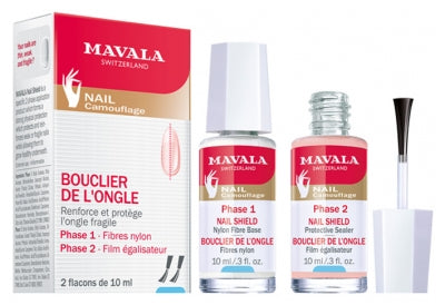 Mavala Nail Shield Reinforces And Protects Fragile Nails 2 X 10Ml