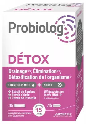 Mayoly Spindler Probiolog Detox 15 Sticks + 15 Capsules