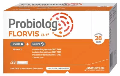 Mayoly Spindler Probiolog Florvis 28 Orodispersible Sticks