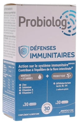 Mayoly Spindler Probiolog Immune Defences 60 Capsules