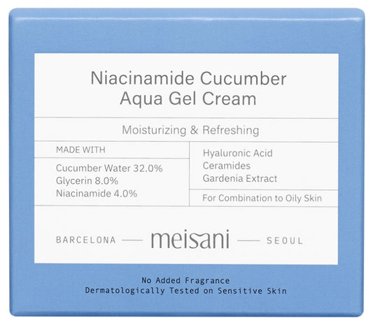 Meisani Niacinamide Cucumber Aqua Gel Cream 50 G