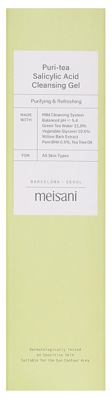 Meisani Puri-Tea Salicylic Acid Cleansing Gel 150 Ml