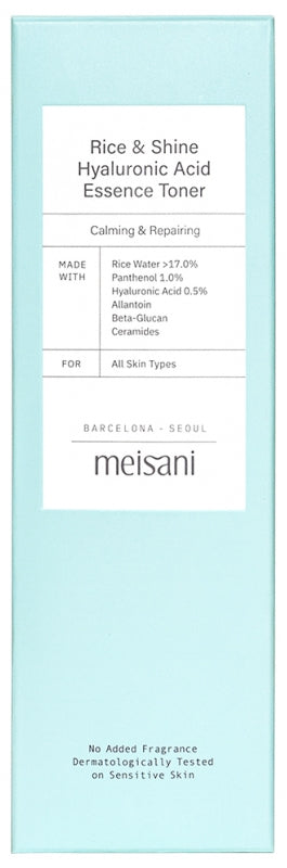 Meisani Rice & Shine Hyaluronic Acid Toner 150 Ml