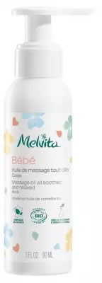 Melvita Baby Massage Oil All Soothed And Relaxed Organic 90Ml